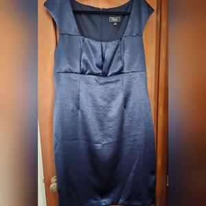 Navy blue cocktail dress